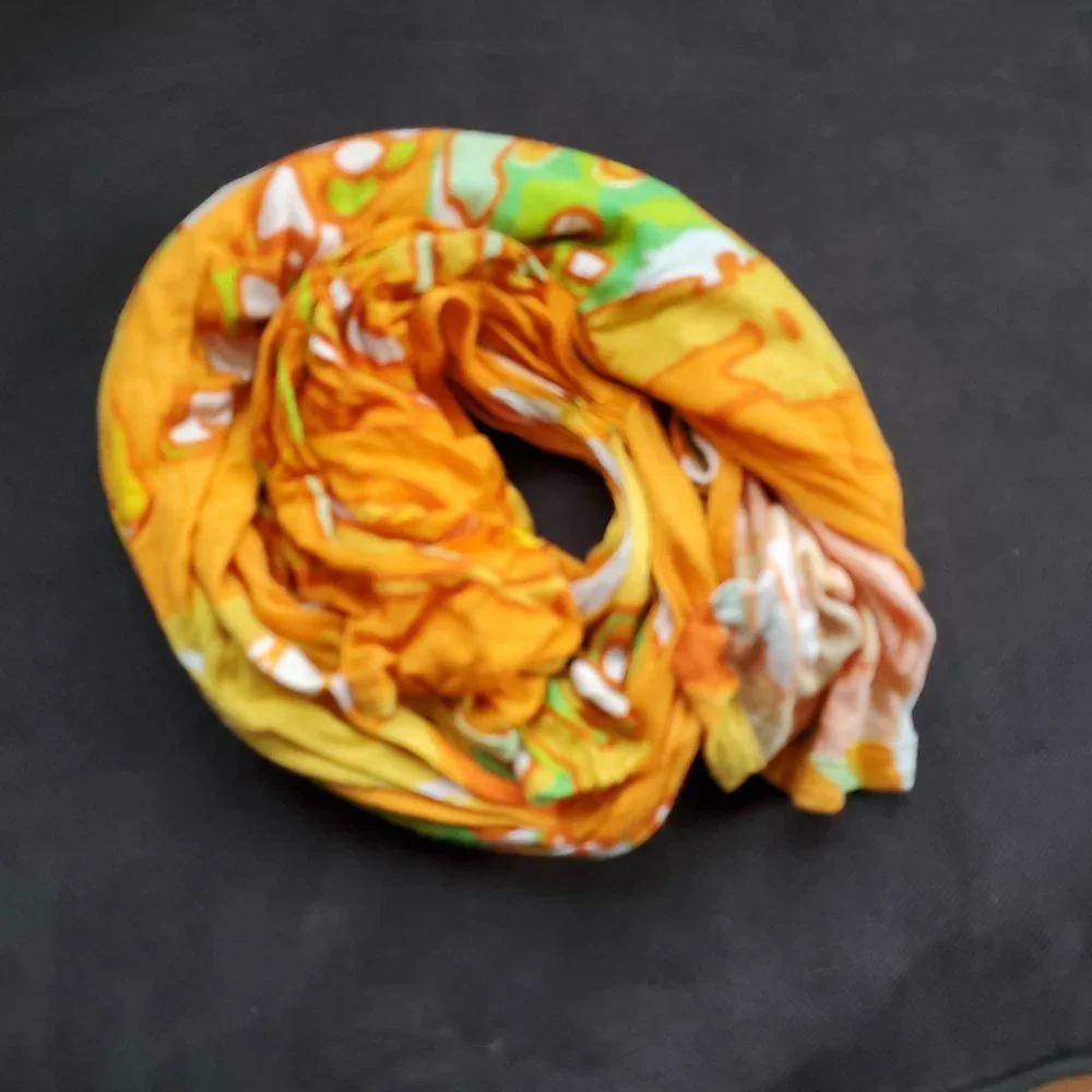 NWOT Old Navy Orange/Green Scarf One Size